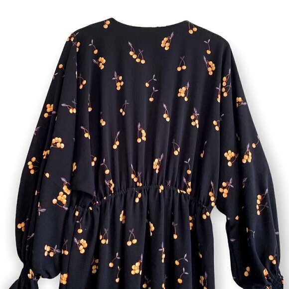 BAUM‎ UND PFERDGARTEN Ariana cherry mini dress, Size 42 EU/12US, Black - Picture 7 of 15